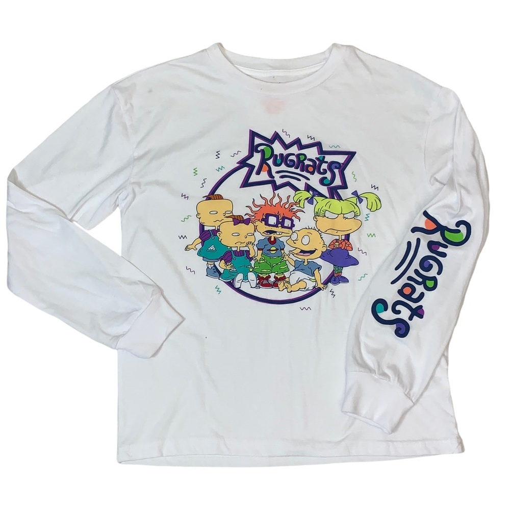 Nickelodeon Rugrats Tee Long Sleeve Graphic T-Shirt White